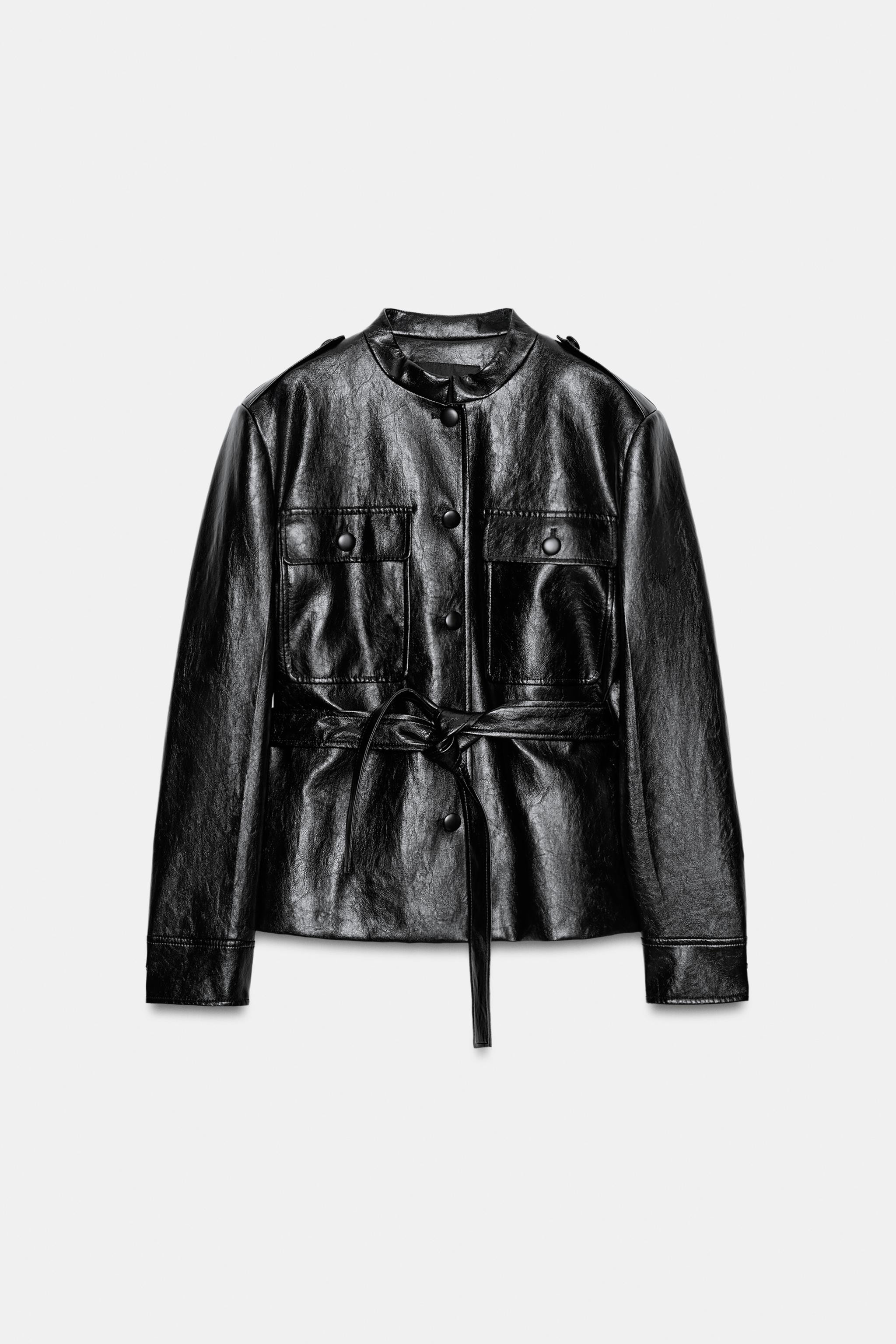 ZW COLLECTION FAUX LEATHER JACKET | Zara US