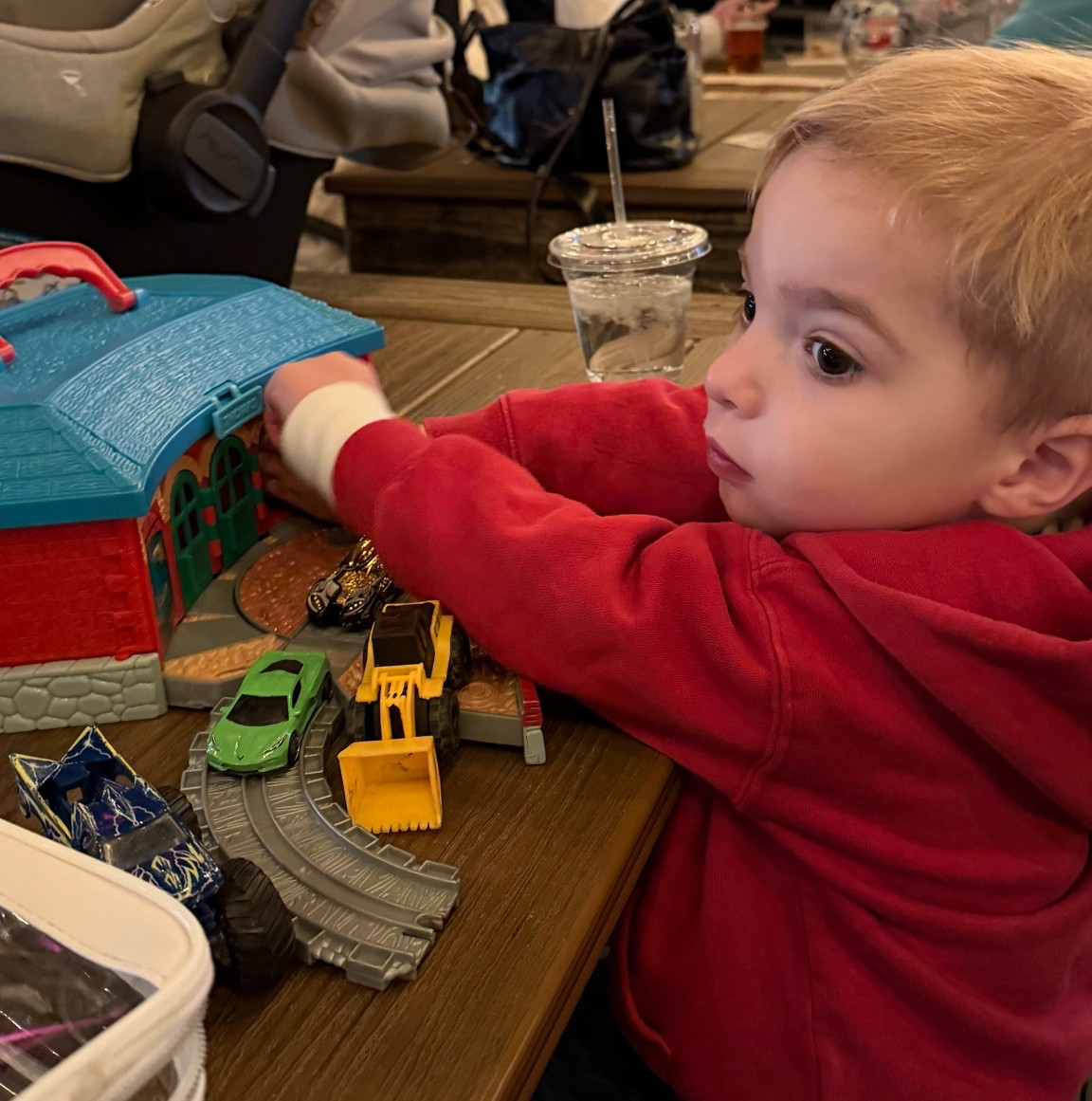 Thomas the train take n play. Our new favorite way to play on the go. Easy to pack up and transport. It also connects to other tracks to be an expansion to other sets. Toddler entertainment 

#LTKTravel #LTKFindsUnder100 #LTKmomlife