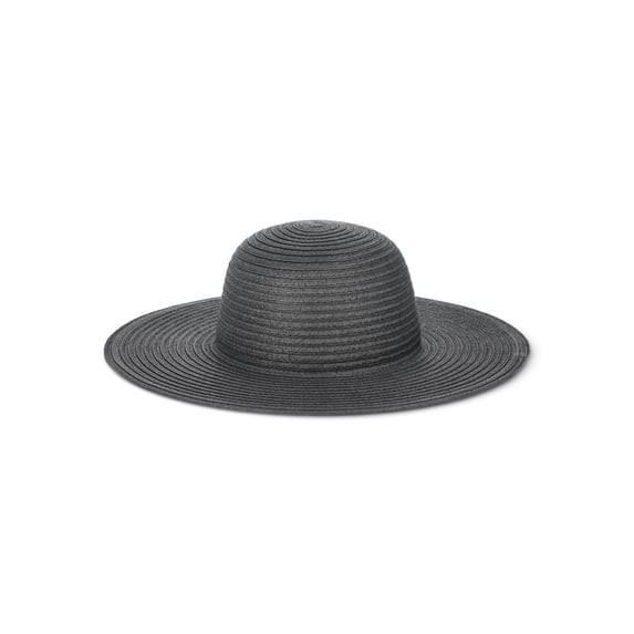 Time and Tru Women’s Floppy Hat, Black, One Size Fits Most | Walmart (US)