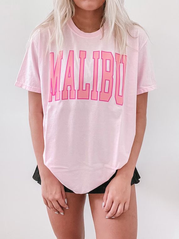 Malibu Comfort Colors Shirt - Etsy | Etsy (US)