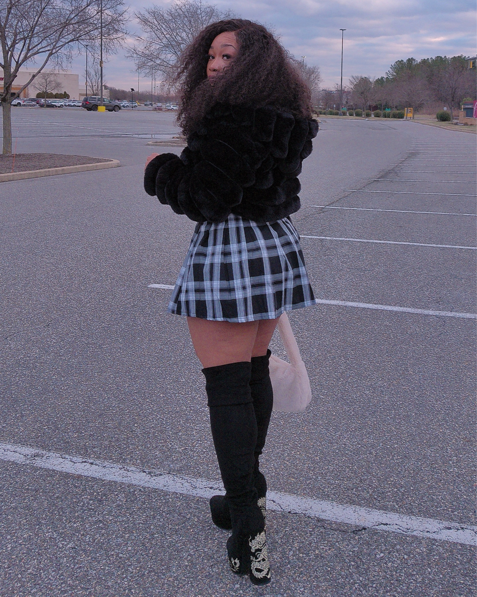 Who needs tights when you have thigh high boots? #boots 

#LTKPlusSize #LTKMidsize #LTKStyleTip