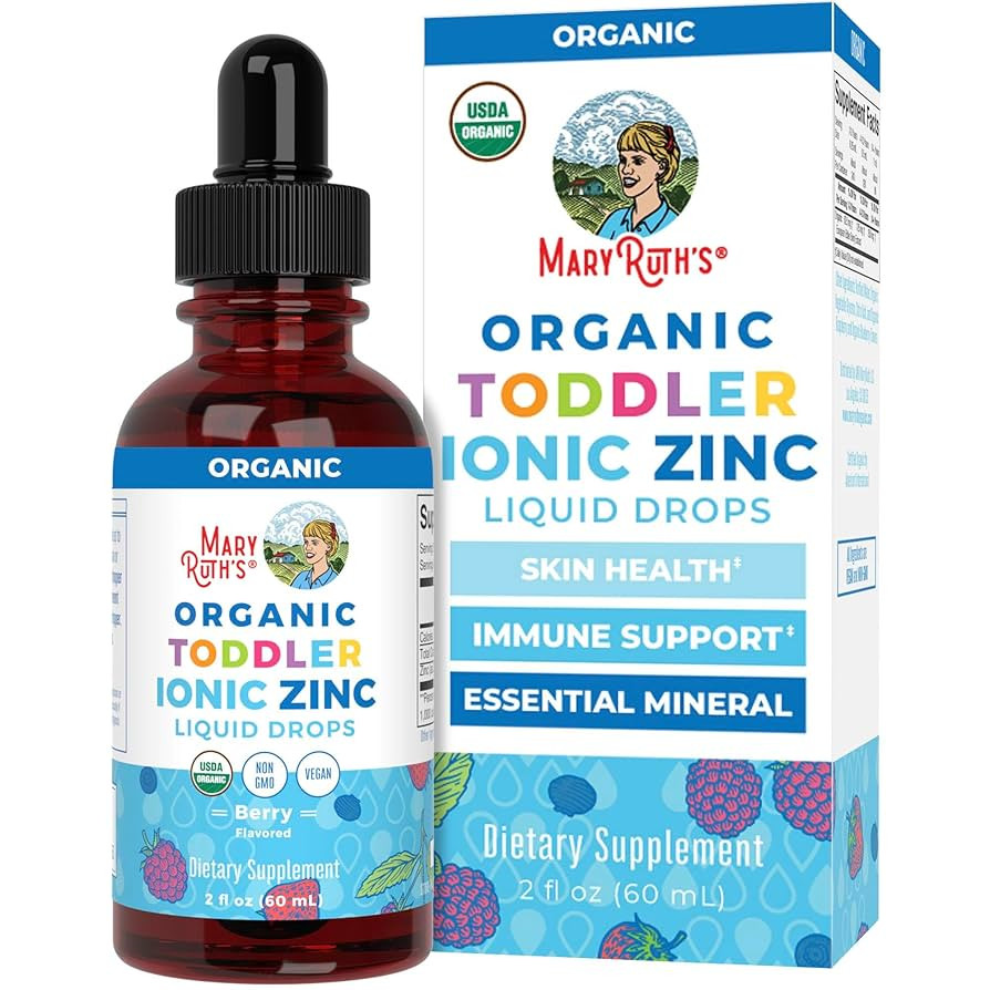 MaryRuth Organics USDA Toddler Liquid Drops | Zinc Sulfate | Immune Support Supplement| Skin Heal... | Amazon (US)