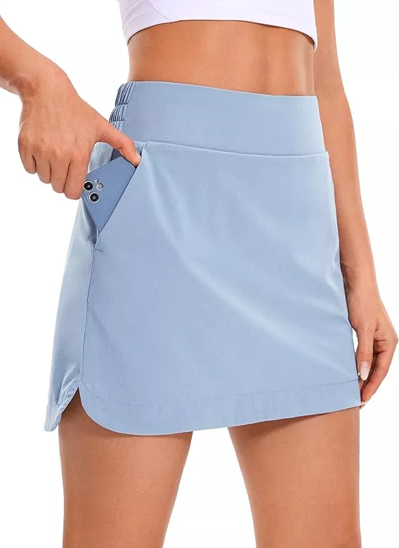 Lu Womens Pleated Tennis Track Tennis Skirt Outfit For Yoga, Gym