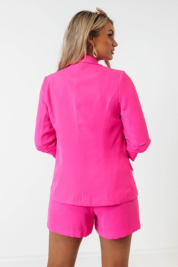 Ready To Remix Blazer In Hot Pink • Impressions Online Boutique | Impressions Online Boutique