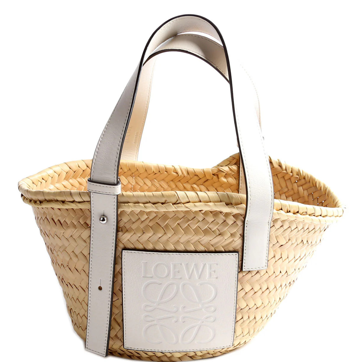 Raffia Basket Tote Small | Keeks Designer Handbags