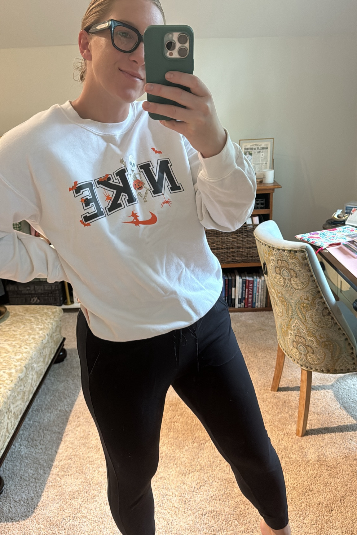 Tis’ the season! It’s officially past 9/15, which means fall and Halloween are upon us! ☺️

Anyone else busting out their Halloween sweatshirts?

Halloween / fall / Halloween graphic sweatshirt / casual outfit / seasonal outfit / 

#LTKStyleTip #LTKSeasonal #LTKFamily