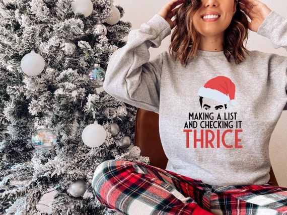 Thrice Sweatshirt Best Wishes Unisex Christmas Ugly - Etsy | Etsy (US)