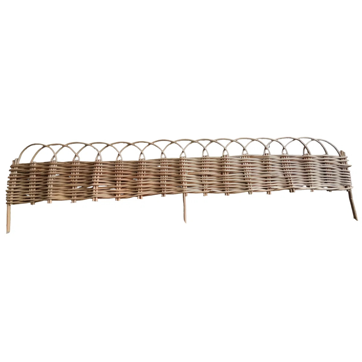 MGP Arch Top Tan Wood Lawn Edging | Wayfair | Wayfair North America