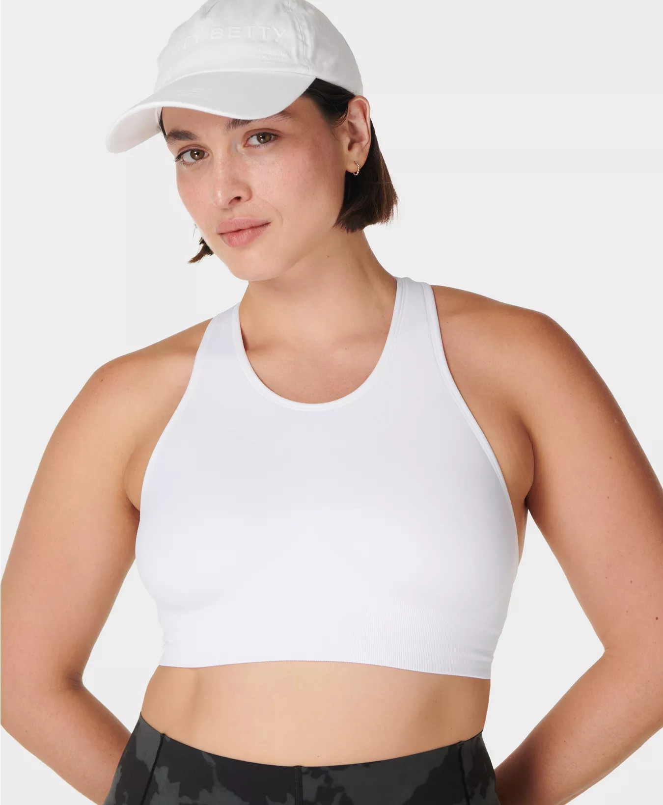 Stamina Sports Bra  - White | Sweaty Betty UK