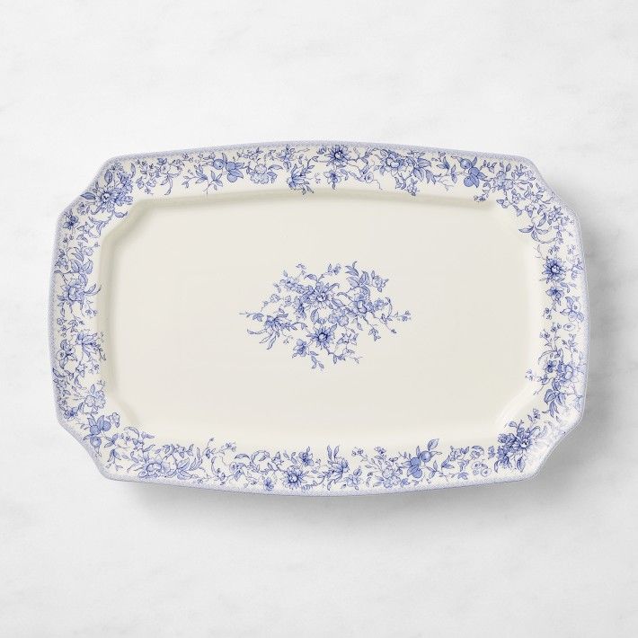 English Floral Rectangular Platter | Williams-Sonoma