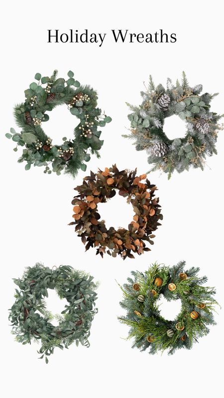 Holiday Wreaths

#LTKHoliday #LTKSeasonal