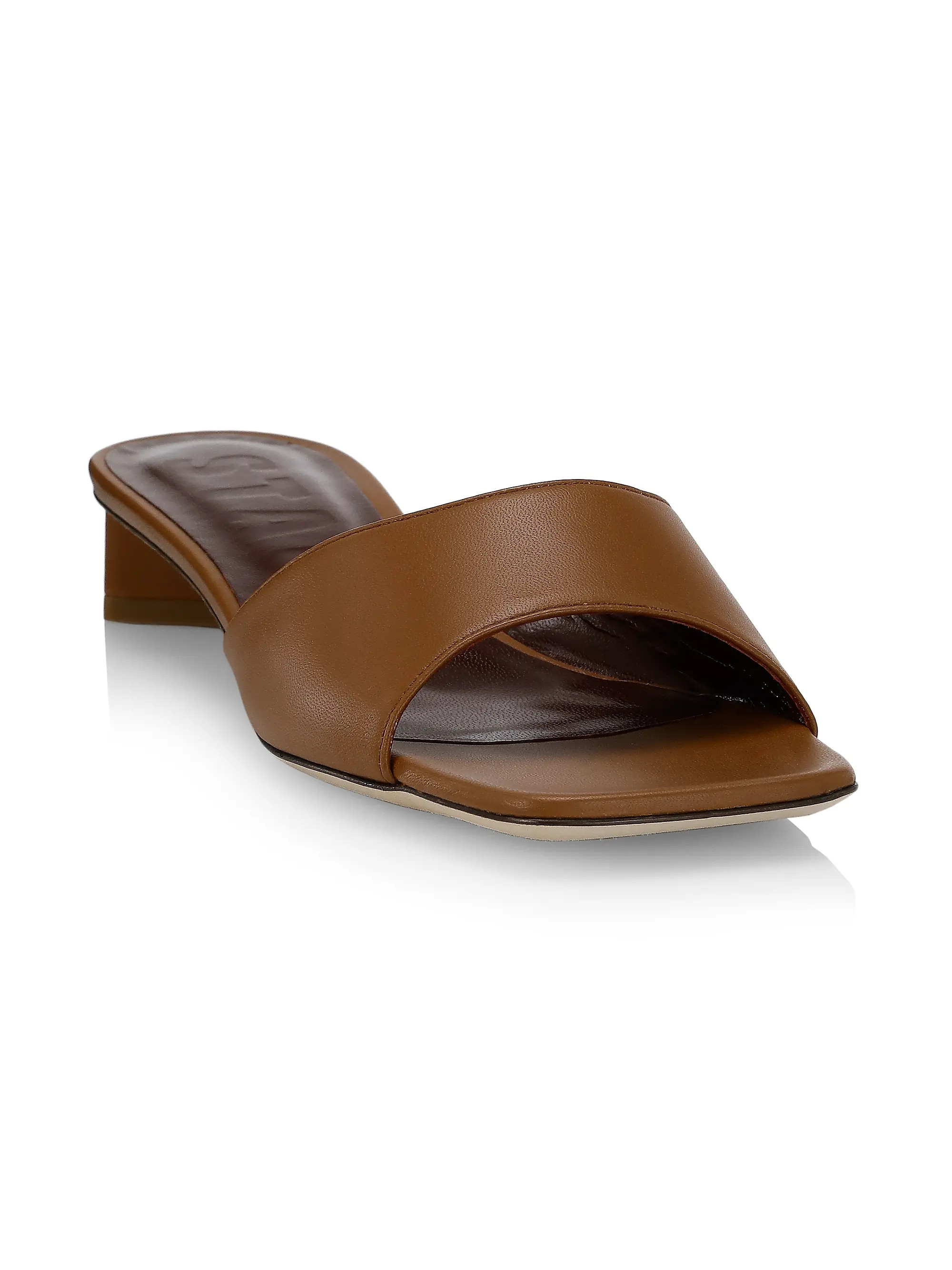 Simone Leather Mules | Saks Fifth Avenue