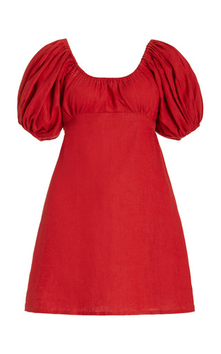 Exclusive Dove Linen Mini Dress | Moda Operandi (Global)