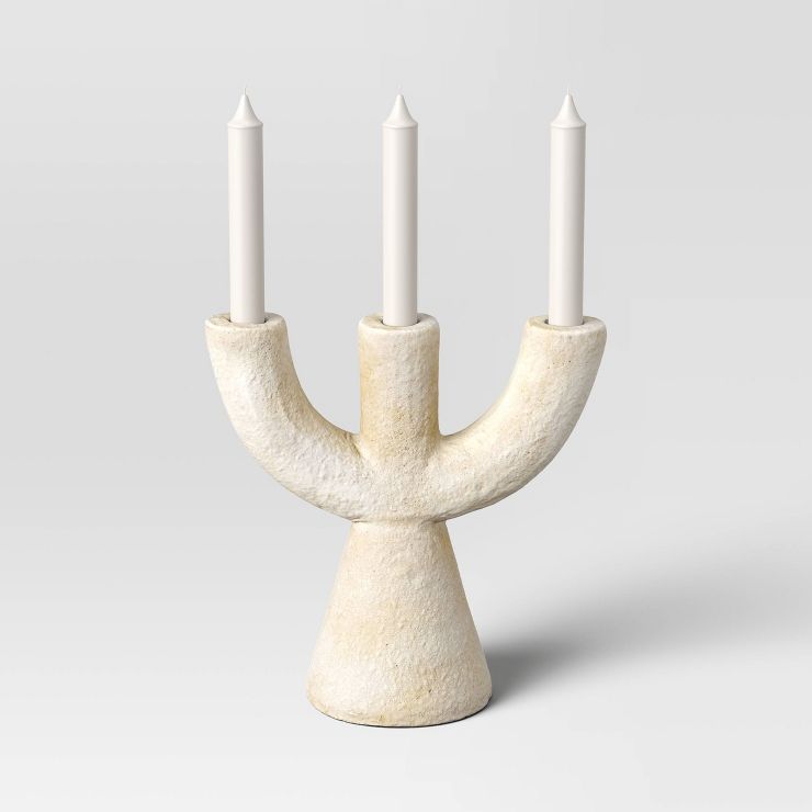 Ceramic Textured Candelabra - Threshold™ | Target