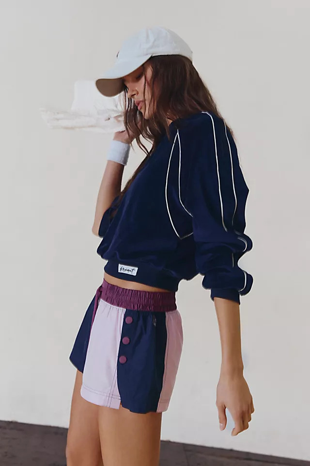 Invigorate Colorblock Shorts by FP Movement at Free People, Lime Combo, S | Free People (Global - UK&FR Excluded)