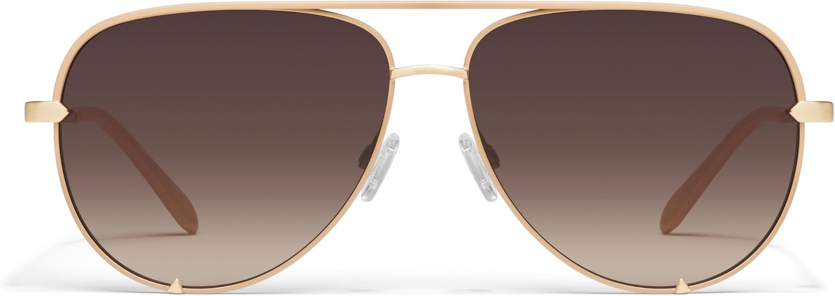 High Key Aviator Sunglasses by Quay | Amazon (US)