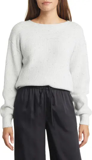 Sequin Rib Sweater | Nordstrom