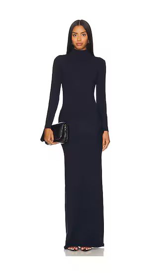 Melonie Knit Maxi Dress in Sapphire | Black Dress Outfit | Black Dress Casual  | Revolve Clothing (Global)