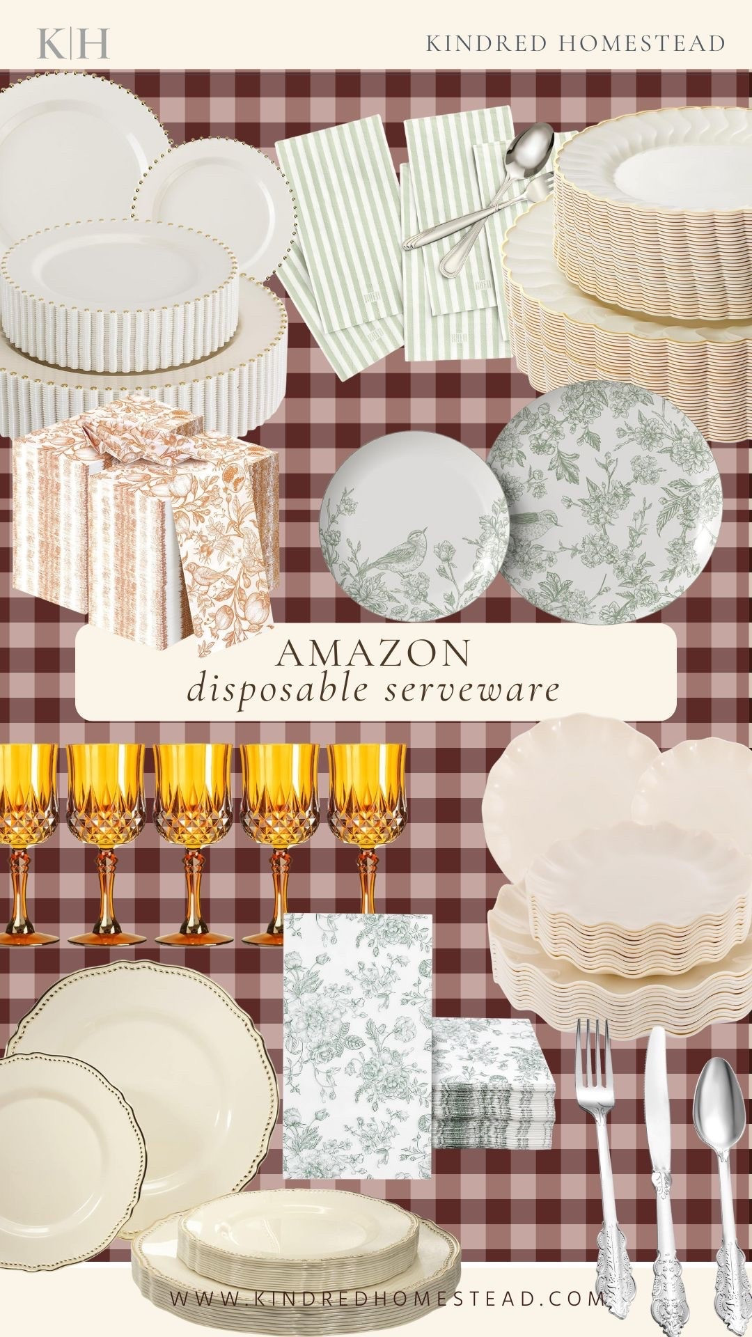 If your fall calendar looks full (same 🤎), you need these Amazon hosting essentials. Disposable serveware that still feels elevated — neutral, timeless, and stress-free.
🛒 Linked everything on LTK under “Fall Hosting Favorites.”
#AmazonHome #HostessFinds #NeutralHomeDecor #LTKFinds #FallTablescape

#LTKHoliday #LTKHome