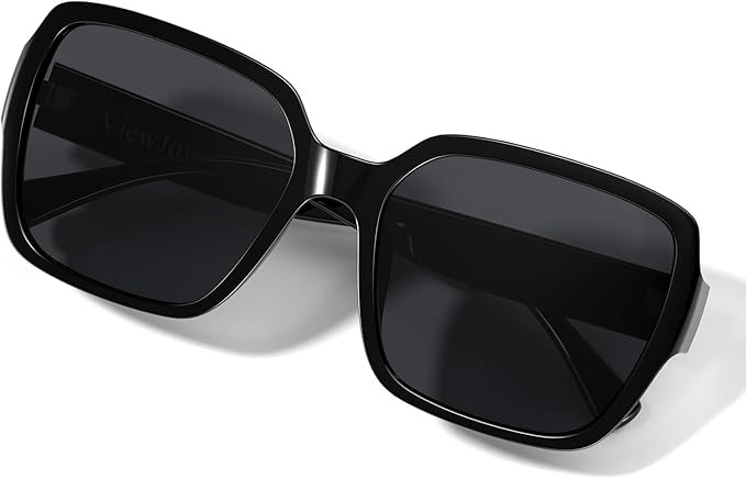 ViewJoy Womens Sunglasses Polarized Oversized Fashion Designer Square Classic Trendy Style | Amazon (US)