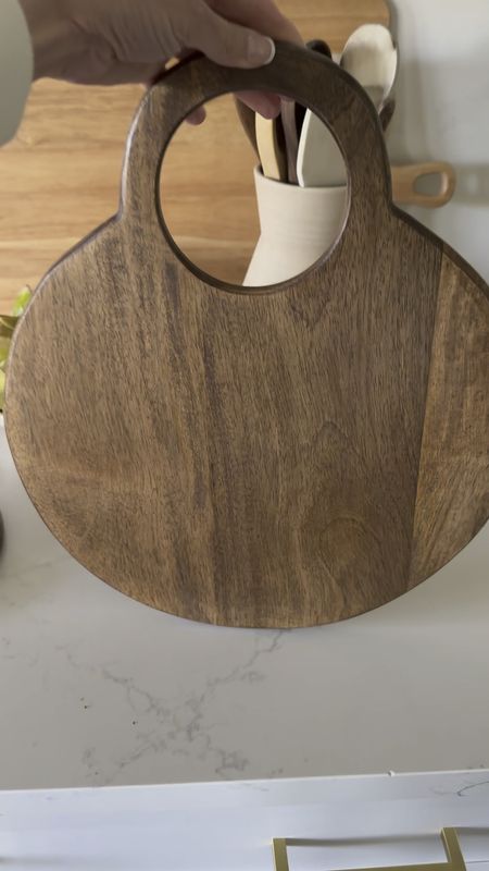 Live the shape and handle on these new cutting boards from Target. Pretty mid tone finish. Layer them for a kitchen vignette 

#LTKstyletip #LTKhome #LTKfindsunder50