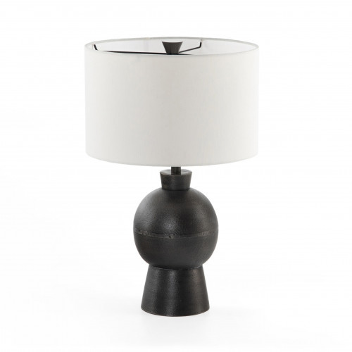 Four Hands Kelita Table Lamp Textured Black | Gracious Style