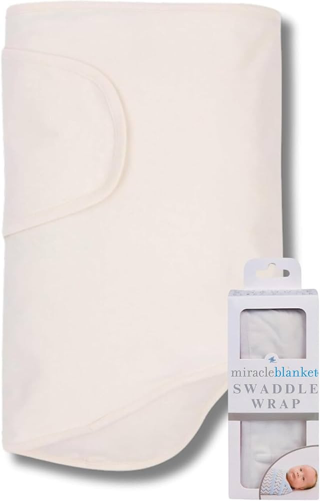 Miracle Blanket Swaddle Wrap - Boy, Girl, or Neutral Receiving Baby Blanket - Soft, Wearable Slee... | Amazon (US)