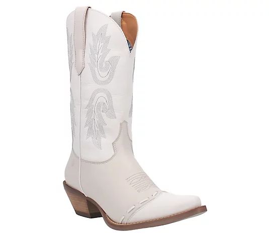 Dingo Women's Take Me Home Leather Pull-On Boots - QVC.com | QVC