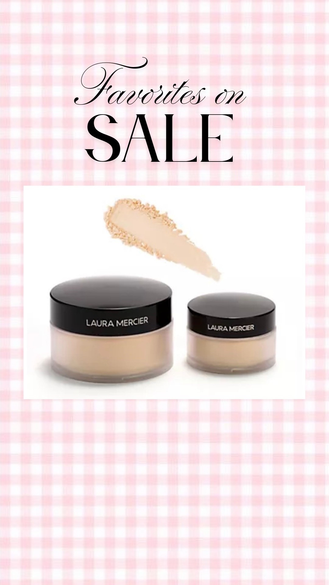 My favorite setting powder is on sale for $38 the regular size and the mini!! New customers use code WELCOME15 for an extra $15 off!! I use shade Honey

#LTKBeauty