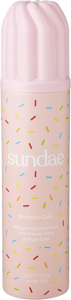 sundae Whipped Shower Foam Birthday Cake Foaming Body Wash 8.9 fl oz, 265ml | Amazon (US)
