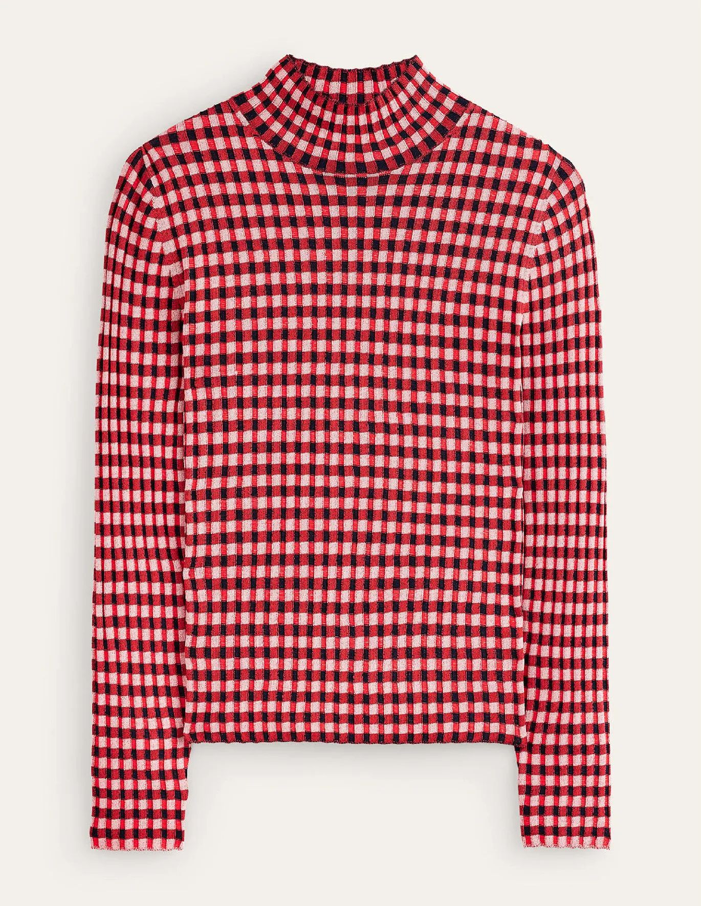 Fitted Check Sweater | Boden (US)