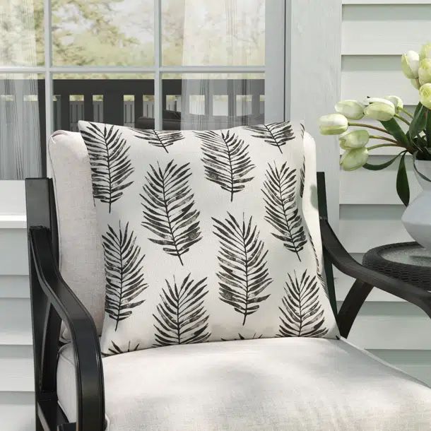 Bohner Floral Indoor/Outdoor Reversible Throw Pillow | Wayfair North America