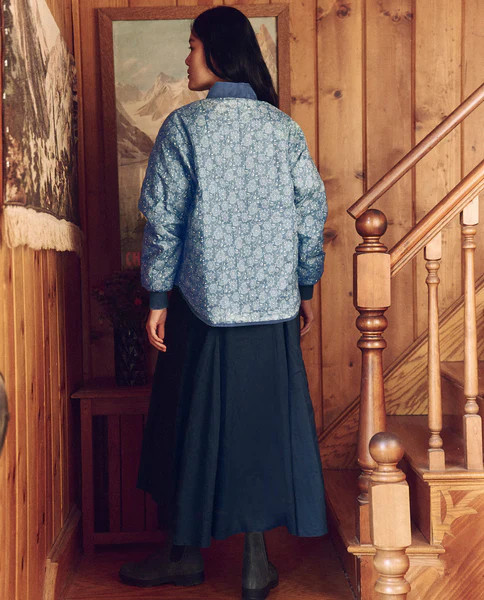 The Reversible Quilted Bomber. | THE GREAT.