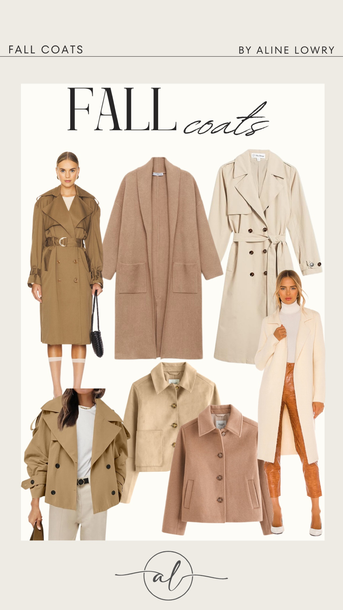 Fall coats you need! Trench coat, camel coat, camel jackets, fall outfits, fall fashion. 

#LTKStyleTip #LTKSeasonal #LTKU