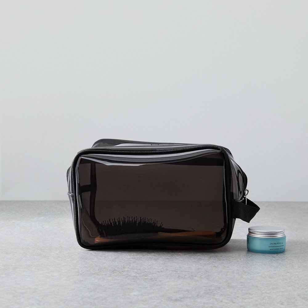 Toiletry Bag, Smoky Clear | West Elm (US)
