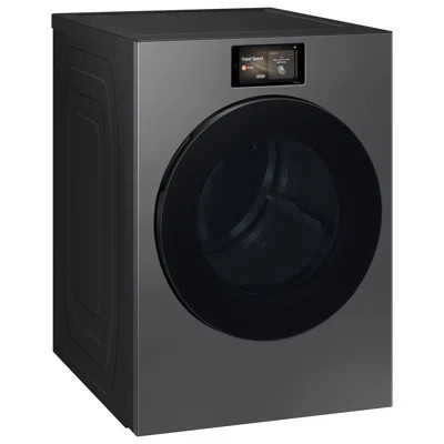 Samsung 7.6 cu. ft. Bespoke AI Ultra Capacity Front Load Gas Dryer with AI Home and AI OptiDry+ in Ivory | Wayfair North America