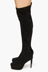 Over-the-Knee Stiletto Platform Boots | Forever 21 | Forever 21 (US)