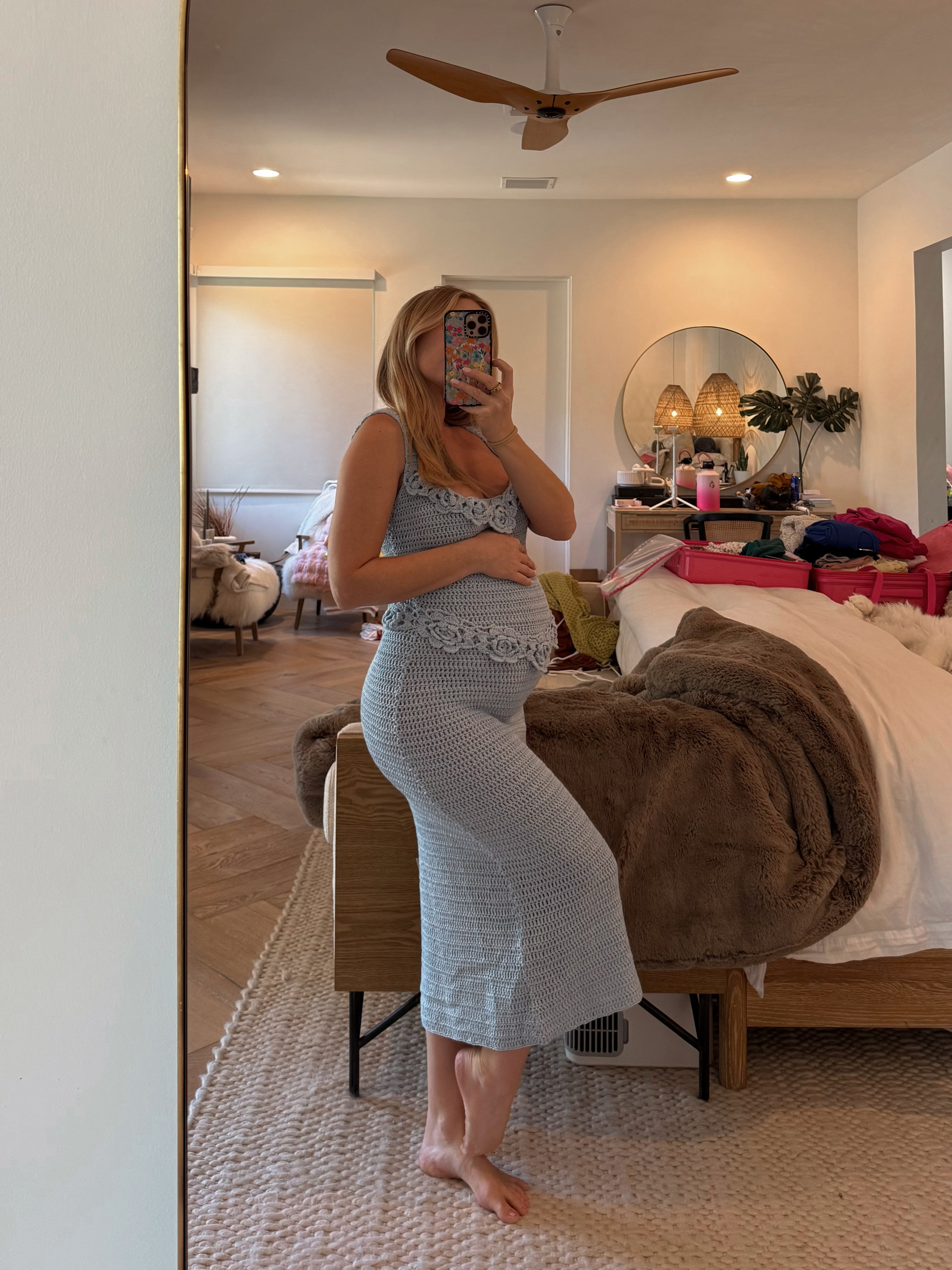 Love this stunning blue crochet dress for Meshki! Would be perfect for a baby shower if you're having a boy.  

 #LTKSeasonal #LTKStyleTip #LTKBump