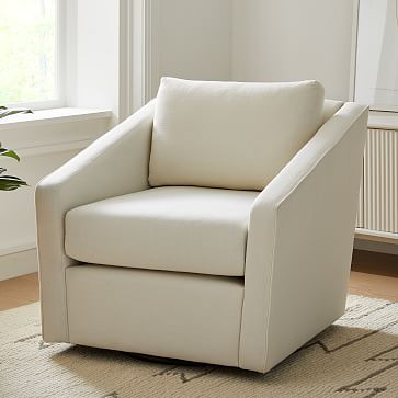 Tessa Deco Swivel Chair | West Elm (US)