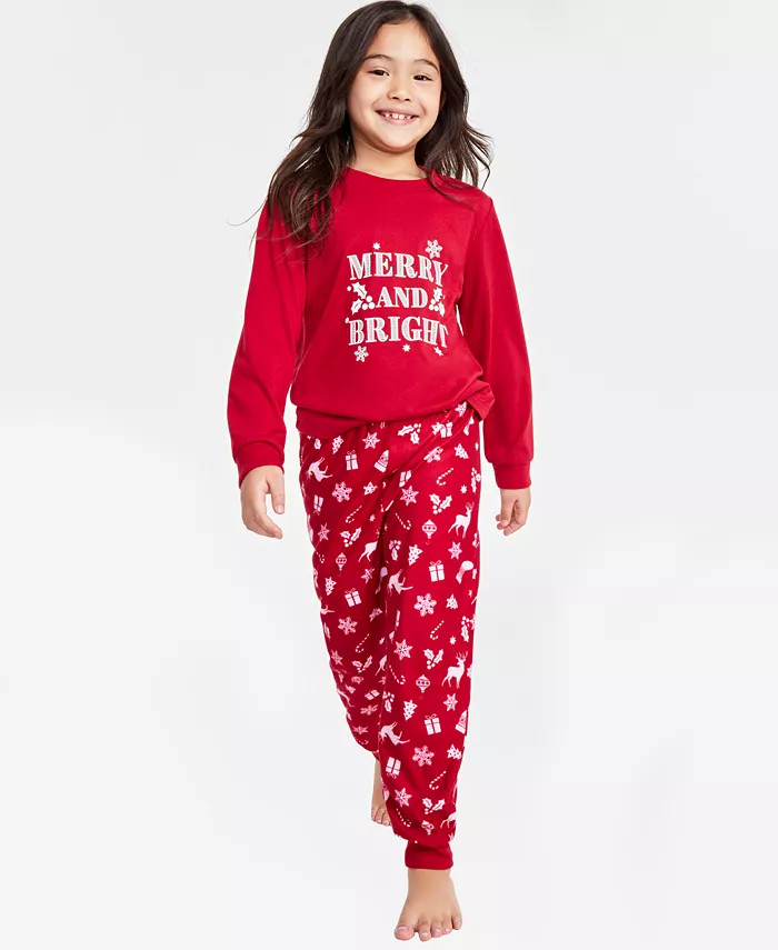 Family Pajamas Matching Toddler, Little & Big Kids Mix It Merry & Bright Pajamas Set, Created for... | Macy's
