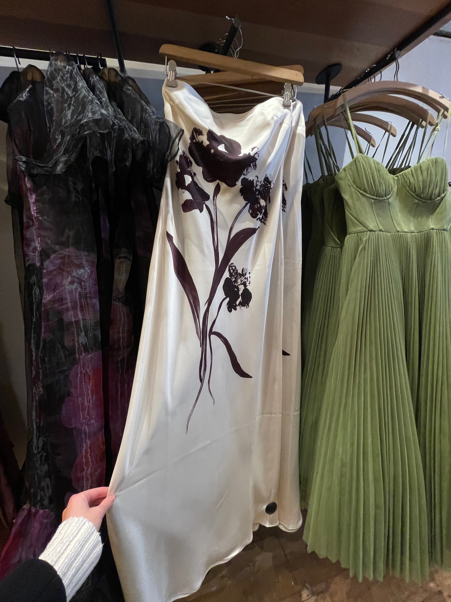 loved this white dress (and linked the green one too!)

#LTKWedding #LTKStyleTip
