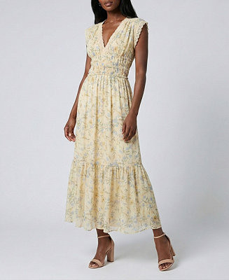 Women's Lace Trim Smocked Waist Dress | Macy's