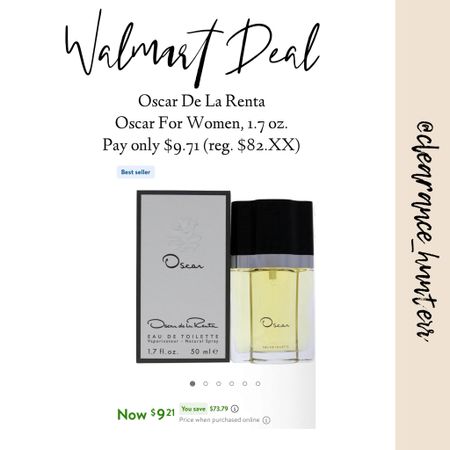 Oscar De La Renta Perfume for $9.71 (reg. $82.XX)! @walmart }walmart 
