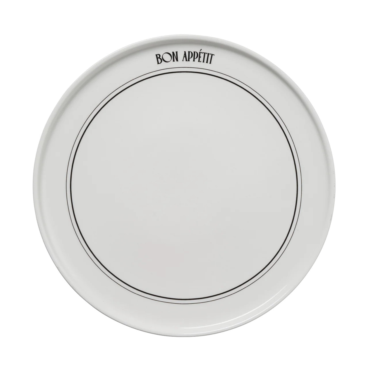 Black Bon Appetit Plate | In the Roundhouse