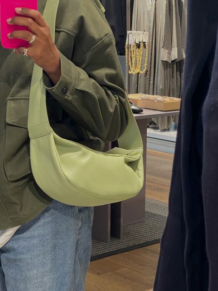 The perfect cross body bag - it’s giving avacado green from cos 

#LTKSeasonal