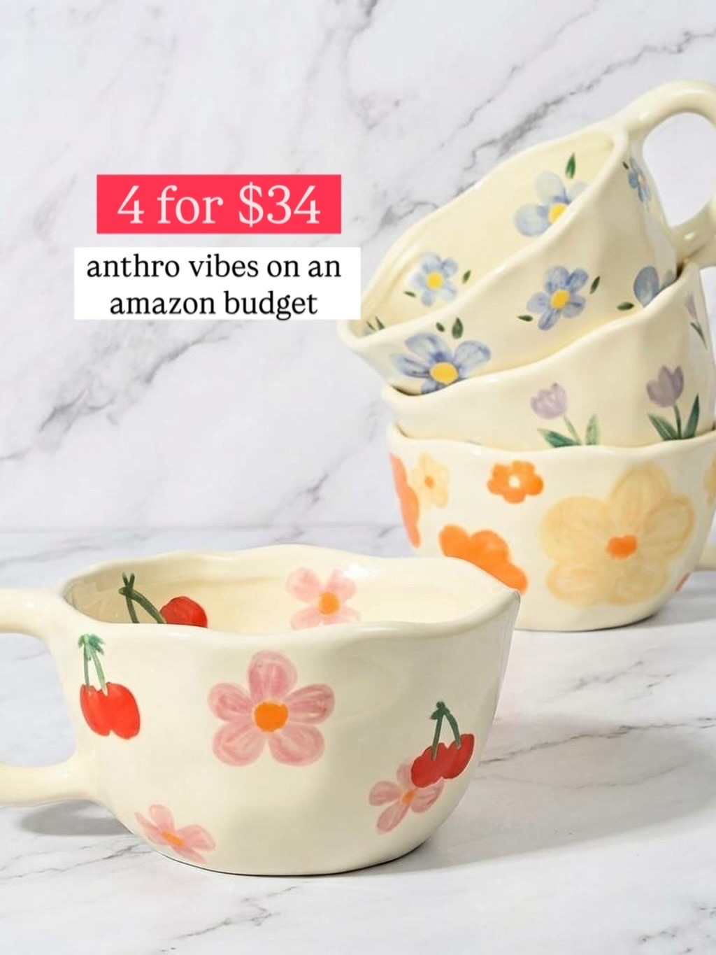 Ceramic flower mugs

#LTKHome #LTKmomlife #LTKU