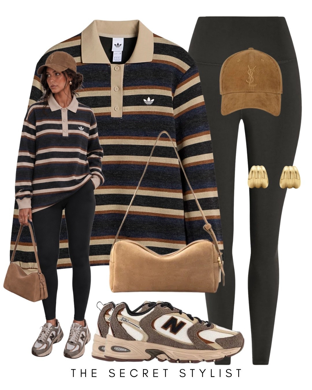 Adidas polo knit top sweater jumper  
Grey leggings
Casual autumn outfit idea
How to wear
Asics

@adidas 
@Elleme

#LTKautumn #LTKstyletip #LTKuk