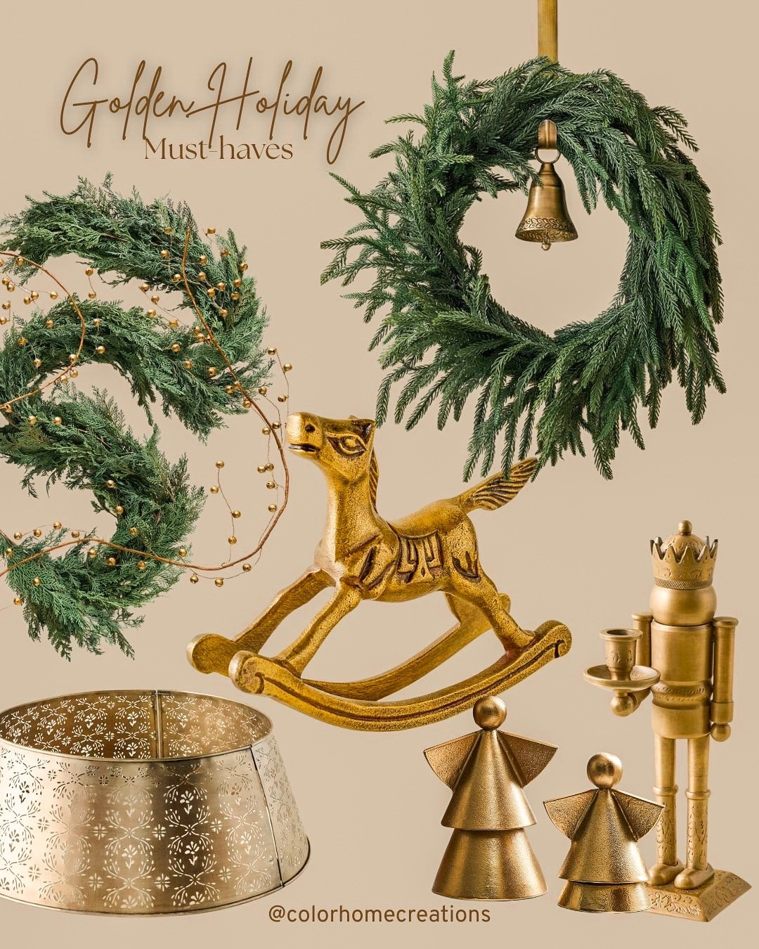 Golden holiday decor ✨ Must-have.

#LTKParties #LTKSeasonal #LTKHome