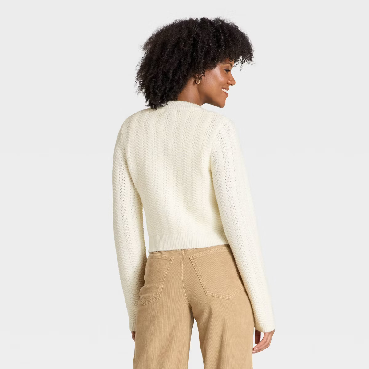 Women's Lace Stitch Cardigan Sweater - Universal Thread™ | Target