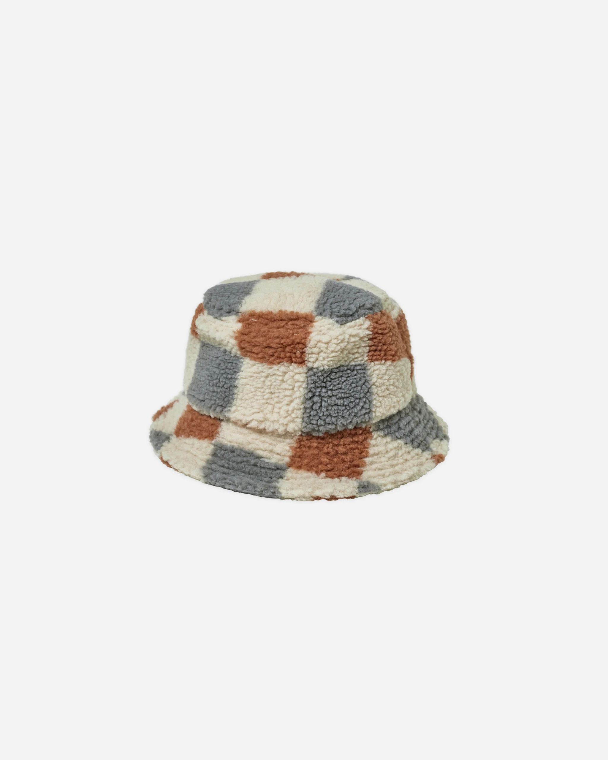 Bucket Hat || Shearling Check | Rylee + Cru